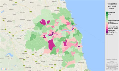 Tyne-and-Wear population stats in maps and graphs.