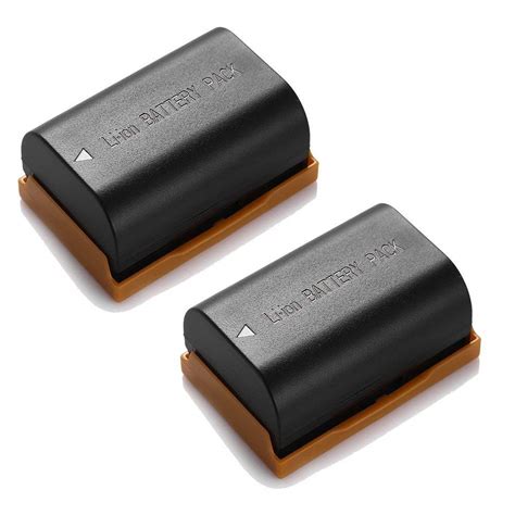 2 Pack Canon LP-E6 7.4V 2600mAh Li-ion Replacement Battery for Canon EOS 60D