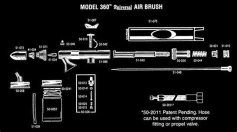 Airbrush Parts Diagrams | Airbrush Warehouse