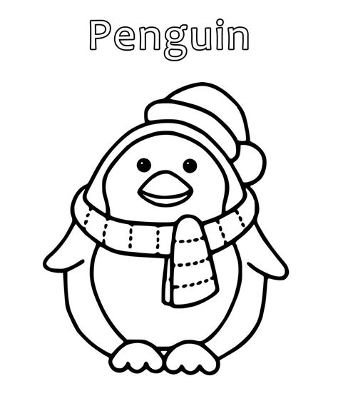 Cute Penguins Coloring Pages - GetColoringPages.com