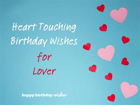 61+ Heart Touching Birthday Wishes for Lover - Happy Birthday Wisher