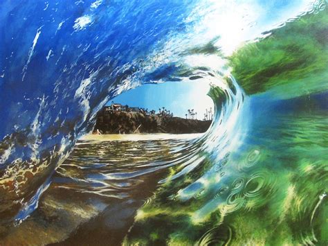 These Incredible Wave Paintings Are Sublimely Lit - Creators