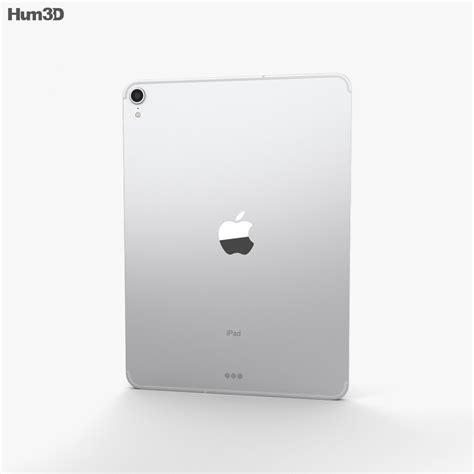 Apple iPad Pro 11-inch (2018) Silver 3D model - Electronics on Hum3D