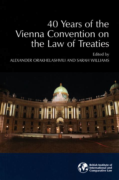 40 Years of the Vienna Convention on the Law of Treaties by Alexander ...