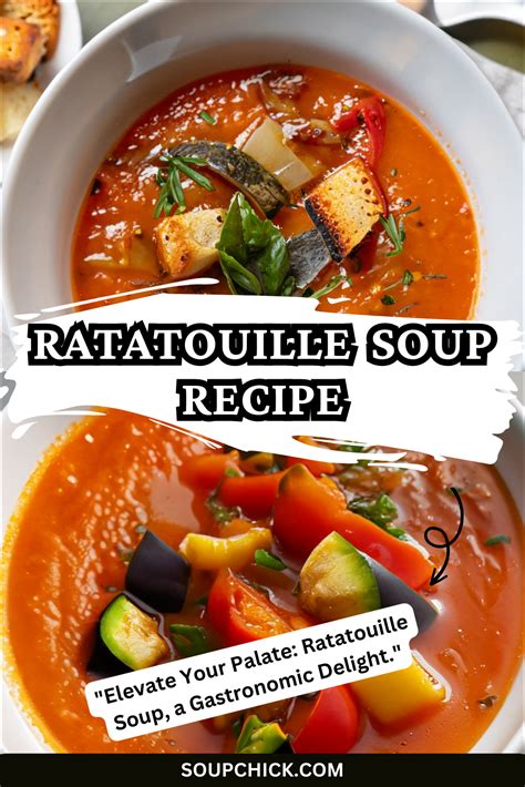 Easy Ratatouille Soup Recipe - A Traditional French Cuisine - Soup Chick