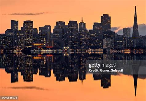 San Francisco Sunset Skyline Photos and Premium High Res Pictures ...