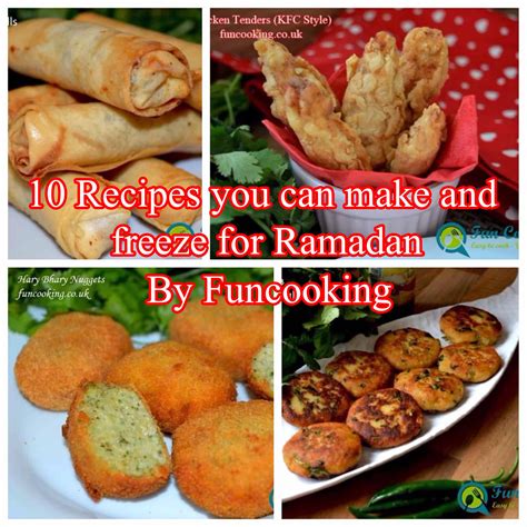 Ramadan Recipes - Easy & Healthy Frozen Ramadan Recipes