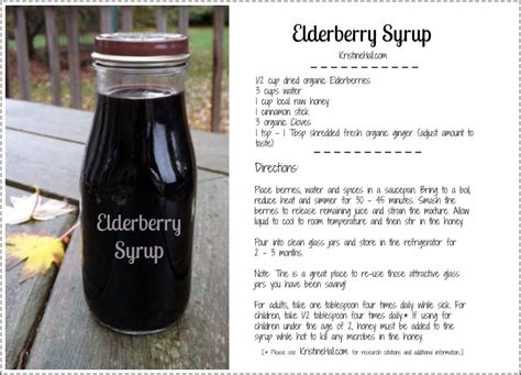 DIY Elderberry Syrup Recipe | KristineHall.com