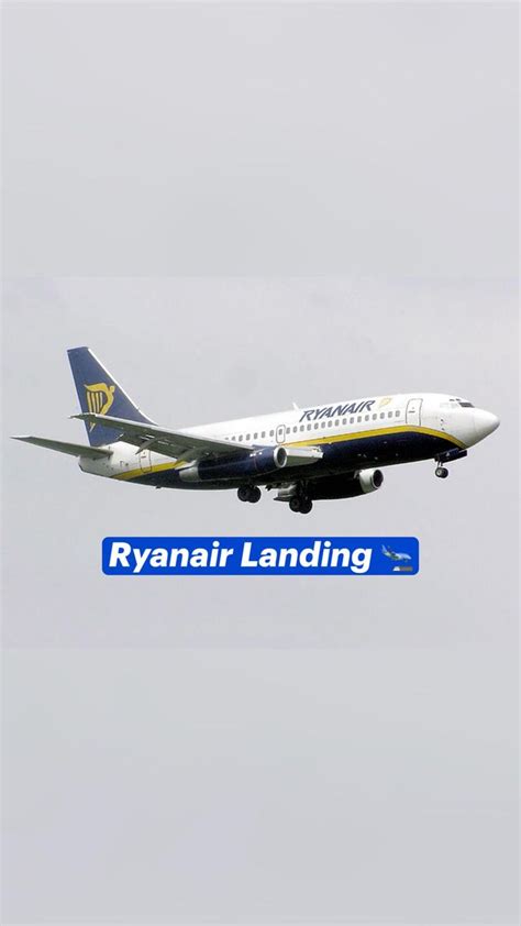 Ryanair Landing 🛬 | Ryanair, Landing, Passenger