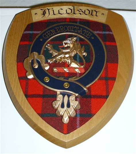 Nicholson Wall Crest - Edinburgh Castle Scottish Imports