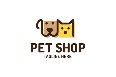 Pet Shop Logo on Creative Market | Pet shop logo, Pet logo design, Dog ...