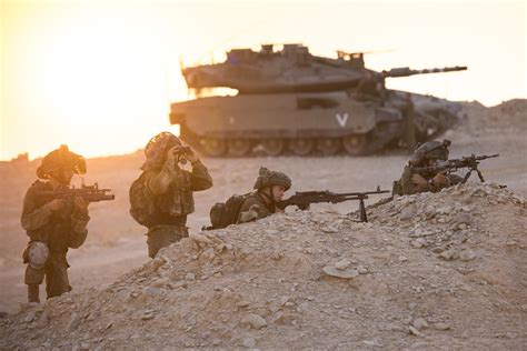 IDF tank crew contemplating the right decision they made while watching ...