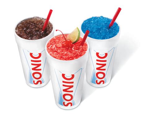 Coca-Cola, Cherry Limeade & Blue Coconut Slush | Sonic Drive-In | Flickr