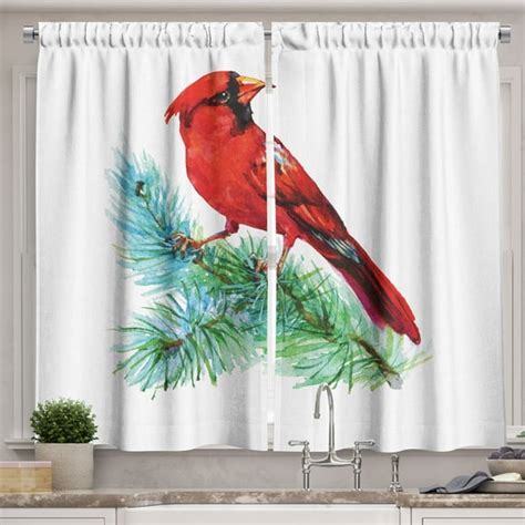 Cardinal Kitchen Curtains