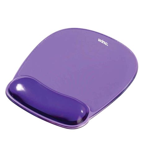 Winc Mouse Pad With Gel Wrist Rest Purple | Winc