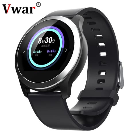 Vwar IP68 Waterproof Smart Watches ECG PPG Blood Pressure Measurement Fitness Tracker Smartwatch ...