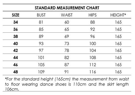 Skirt Length Waist To Floor Measurement Chart | Viewfloor.co