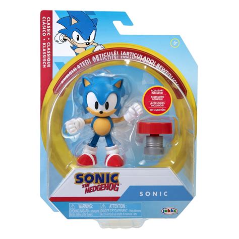 Sonic the Hedgehog 4 inch Action Figure - Classic Sonic - Walmart.com ...