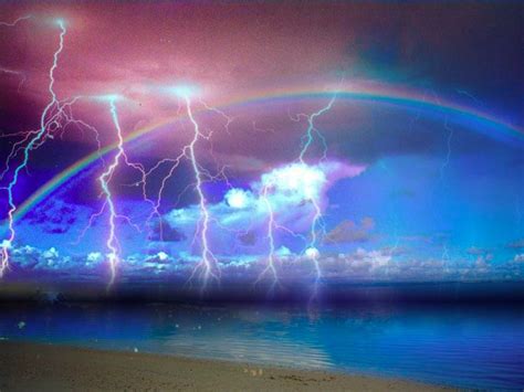 Rainbow and Lightning by JalaClarke | rainbows | Pinterest | Art, Lightning and deviantART