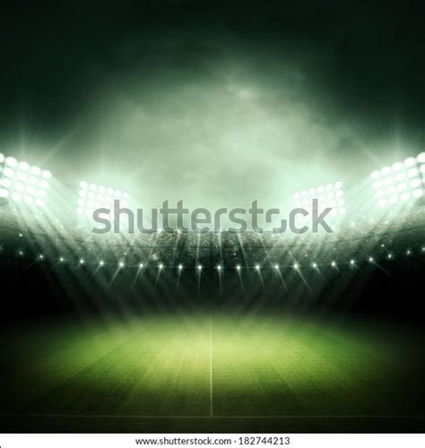 Stadium Night Stock Illustration 182744213 | Shutterstock