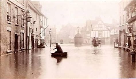 Frankwell in flood. Shrewsbury, Shropshire | Shrewsbury, Shrewsbury england, Shropshire