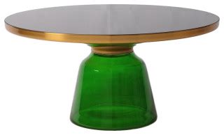 Karin Table Coffee Table, Gold and Green - Contemporary - Coffee Tables ...