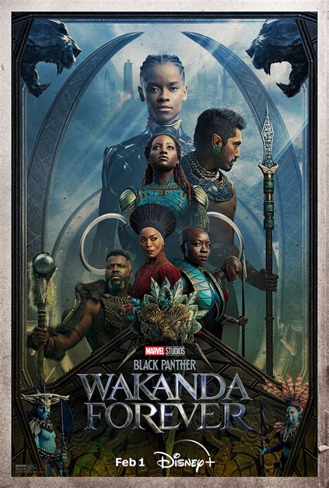 Black Panther: Wakanda Forever Coming To Disney+ February 1st