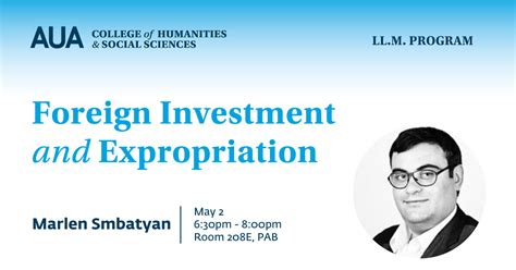 Foreign Investment and Expropriation - AUA Newsroom