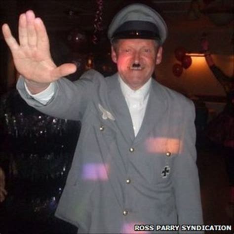 Hitler costume council leader suspended - BBC News