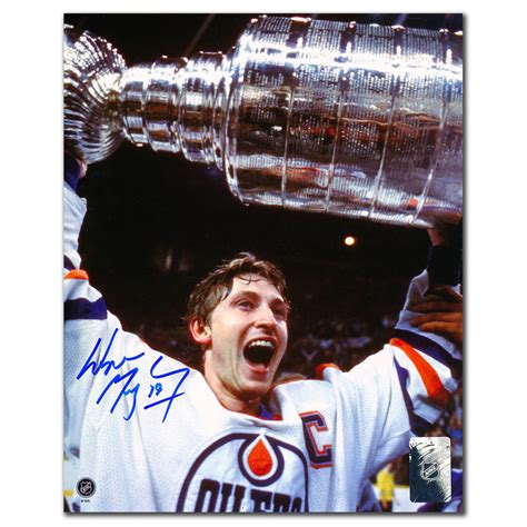 Wayne Gretzky Edmonton Oilers 1984 STANLEY CUP Autographed 8x10 - NHL ...