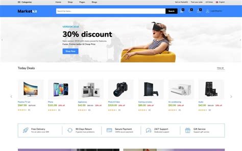 Marketkit - Multipurpose Ecommerce HTML Website Template