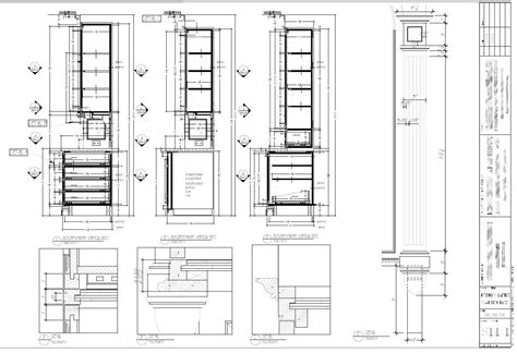 shopdrawing1 | Furniture details drawing, Shop front design ...