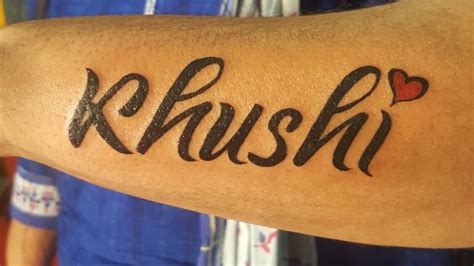 8 Best Khushi Name Tattoo Design Ideas - Hindi Master