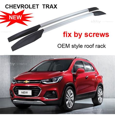 OEM roof rail roof rack luggage bar for Chevrolet TRAX 2017, install by screws, not glue, OEM ...