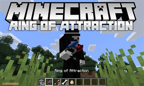 Ring of Attraction Mod (1.19.2, 1.18.2) - A Simple and Powerful Item Magnet - Mc-Mod.Net