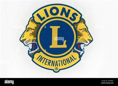 Lions Clubs International logo Stock Photo - Alamy