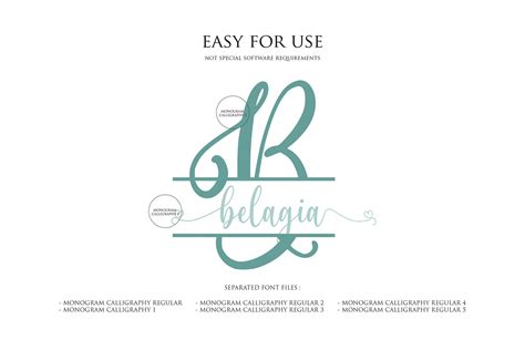 Monogram Calligraphy (747009) | Monogram | Font Bundles