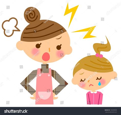 Scold Children Stock Illustration 155359559 - Shutterstock