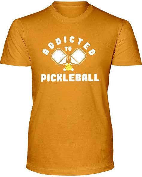 Addicted to Pickleball - Unisex 50/50 Tshirt | Pickleball products ...