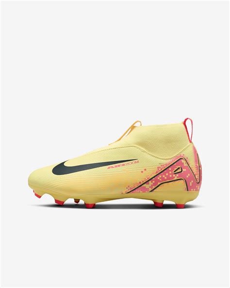 Nike Jr. Mercurial Superfly 10 Academy "Kylian Mbappé" Little/Big Kids' MG High-Top Soccer ...