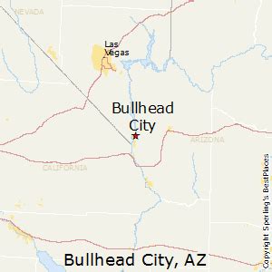 Map Of Bullhead City Arizona | Hiking In Map