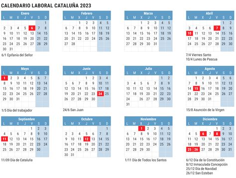 Calendario laboral Cataluña 2023: días festivos y puentes | Cómo