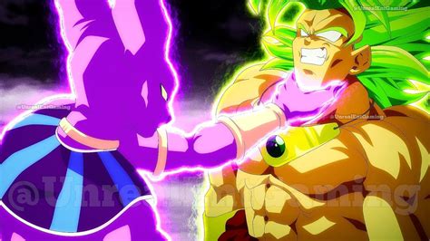 DBZ Broly Vs Beerus (Dragon Ball Super Animation) - YouTube