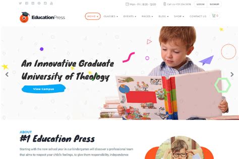 Responsive Free Education Website Templates - Templates Hub