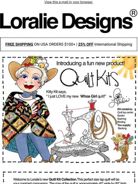 Loralie Designs: Quilt Kits by Loralie - Brand New! | Milled