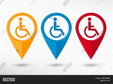 Disabled Handicap Vector & Photo (Free Trial) | Bigstock