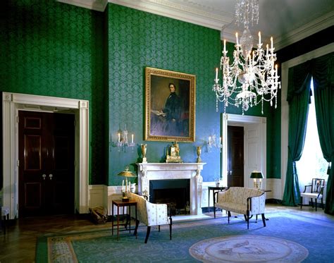 KN-C19303. Green Room, White House - John F. Kennedy Presidential ...