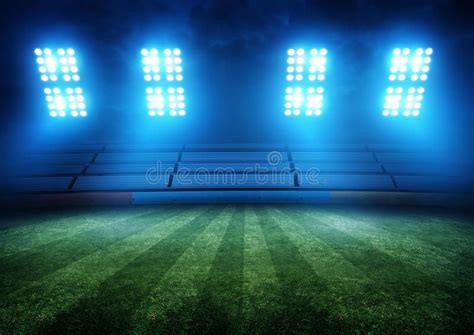 Football Stadium Lights. Football Field | Stadium lighting, Football ...