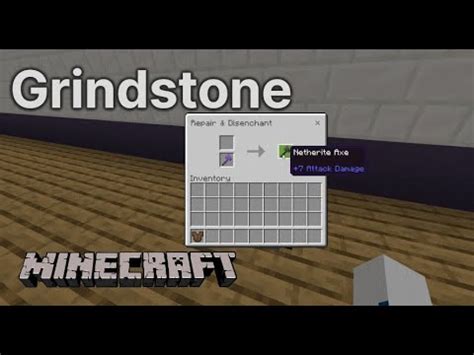 Minecraft: Grindstone - YouTube