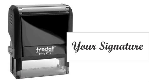 Custom Signature Stamp Self-Inking